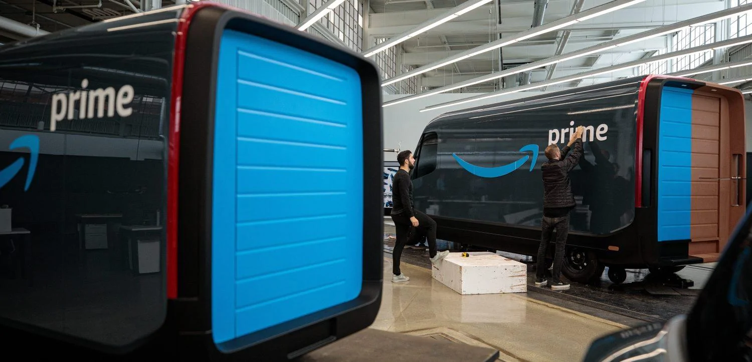 Tesla Model 2 Closer look at Rivian’s electric delivery van for Amazon rivian van Amazon