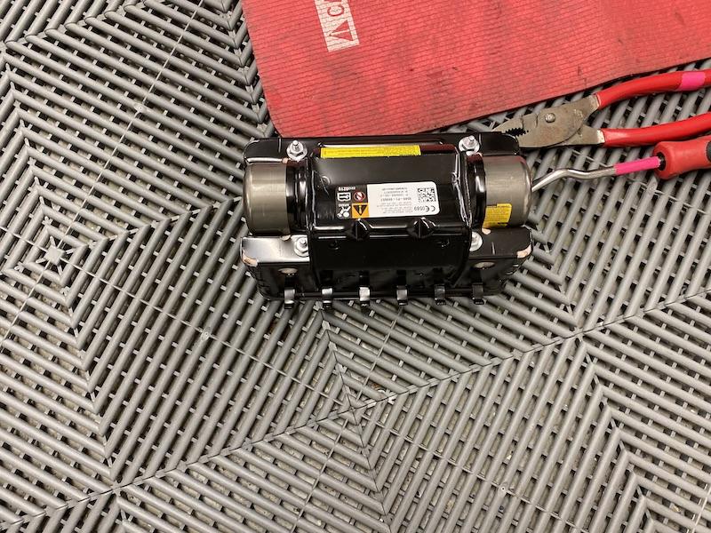 Tesla Model 2 12v Battery and Air Bag Replacement on Tesla IMG_9300