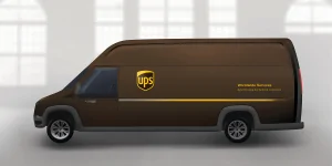 Tesla Model 2 WorkHorse Electric Vehicles For UPS ups-electric-package-car-rendering-300x150