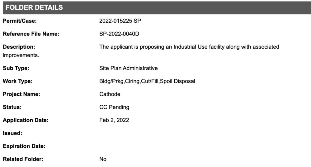 Tesla Model 2 Tesla applies to build giant new cathode factory for battery production next to Gigafactory Texas Screen-Shot-2022-02-03-at-11.43.25-AM