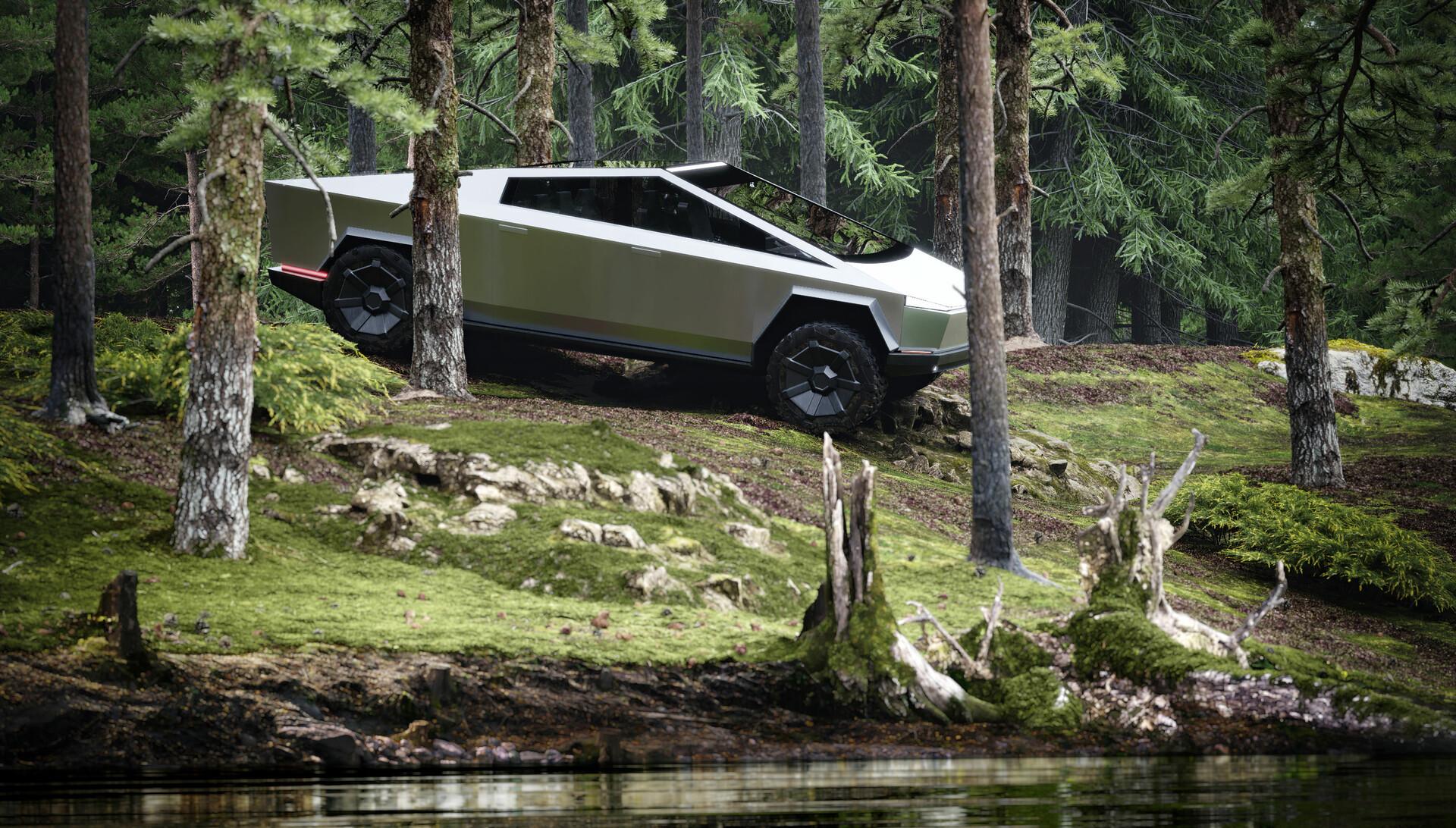 Tesla Model 2 Study Finds Greater Greenhouse Gas Reductions For EV Pickup Trucks Than Light-Duty Vehicles threedex-studio-tesla-ct-c1