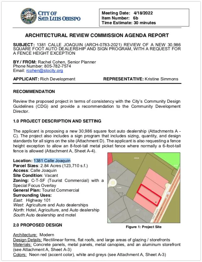 Tesla Model 2 Tesla Dealership/Service coming to San Luis Obispo, California TESLA SLO SITE sourc