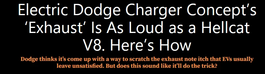 Tesla Model 2 The real problem with EVs:  They're not LOUD 1661527079993