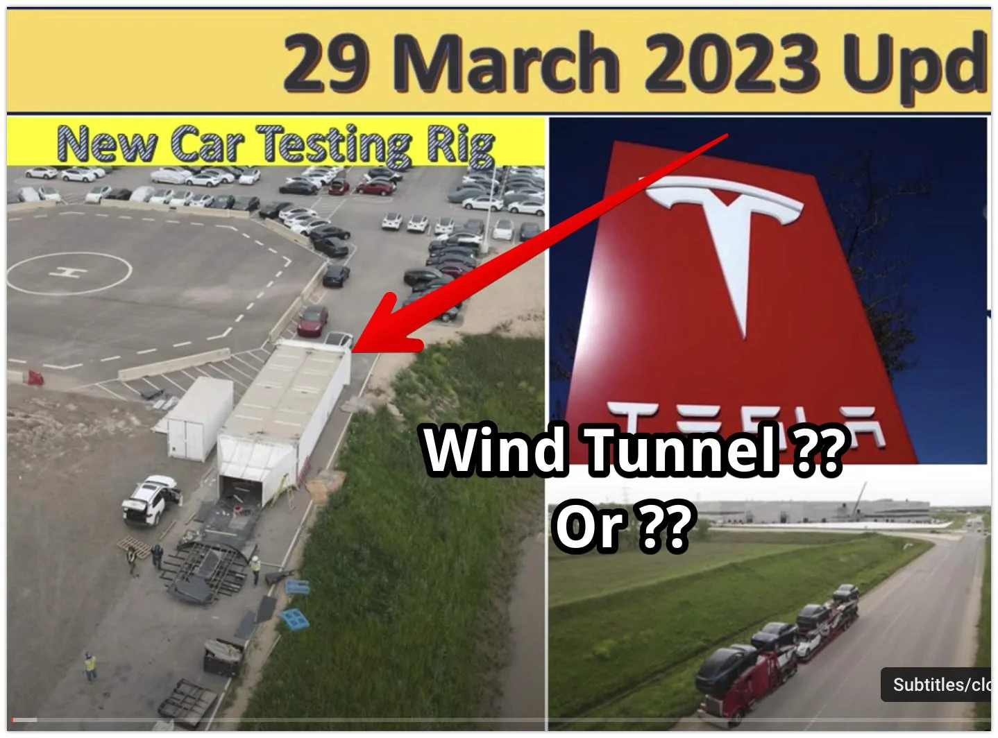 Tesla Model 2 Portable Wind Tunnel at Giga Texas-- Jo
