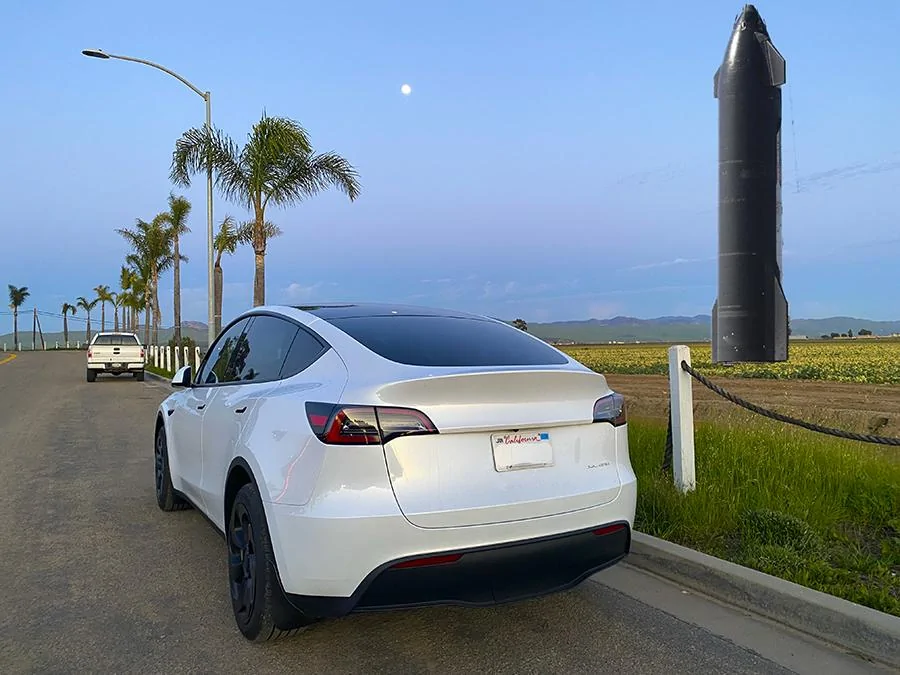 Tesla Model 2 Ford files patent for drones to jump start vehicles with dead batteries Starship Charge Tesla Cars