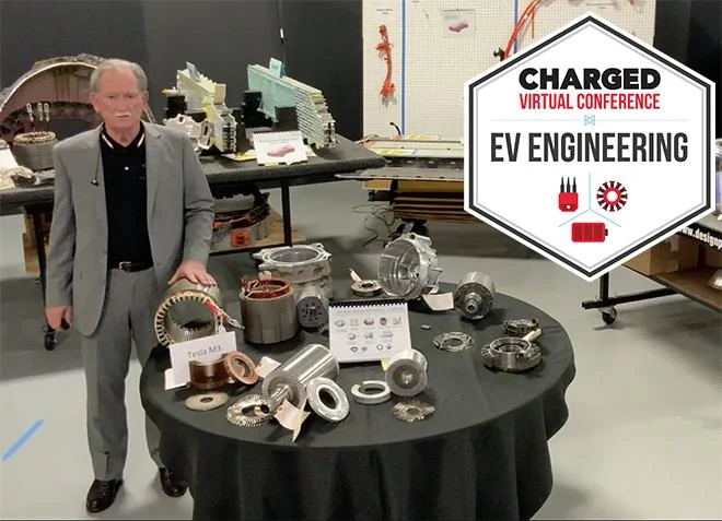 Tesla Model 2 Teardown expert Sandy Munro compares 10 leading EV motors in new video Sandy-Munro-Charged-EVs-Virtual-Conference-copy