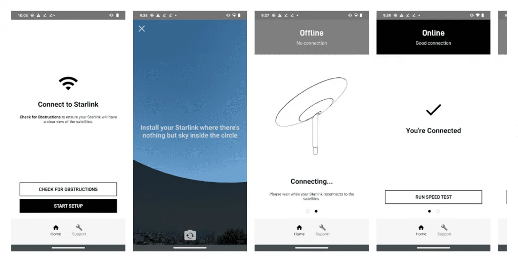 Tesla Model 2 Starlink “Better Than Nothing Beta” Starlink-Android-app-Oct-2020-SpaceX-2-1024x514