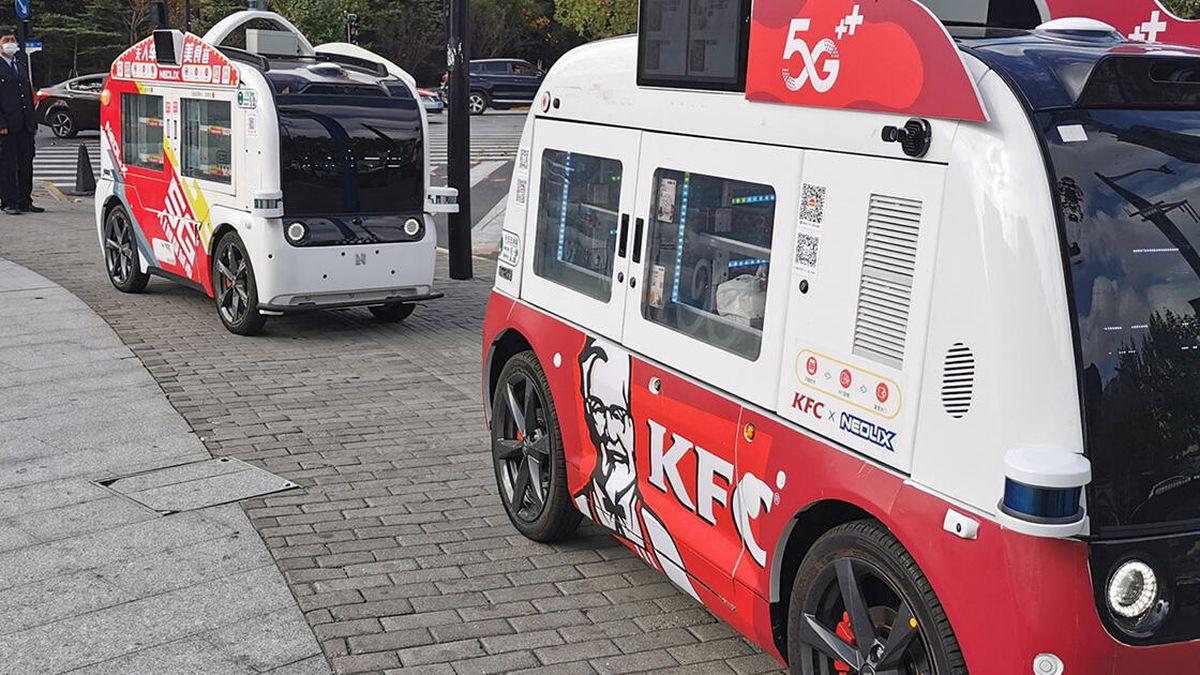 Tesla Model 2 KFC introduces self-driving trucks ogi-kfc