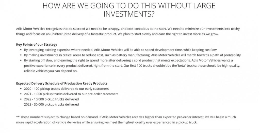 Tesla Model 2 Atlis Motor Vehicles Forms 2 EV Battery Pack Partnerships -atlis-plans-to-do-a-lot-with-a-little_100779496_l