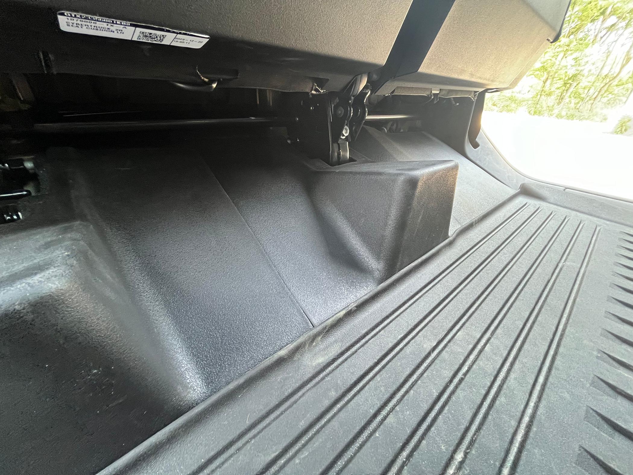 Tesla Model 2 ELECFRESH | Product Testing | Area Beneath Rear Seat Protection Solution: Under Seat Protective Cover IMG_2010.HEIC.JPG